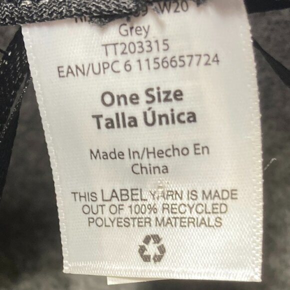 Gray Flannel Fedora OS flat brim hat Classic Staple Boho Western Ranch - Picture 7 of 7